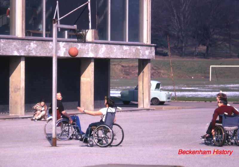 87, Paraplegics netball at Crystal Palace, 1970.jpg